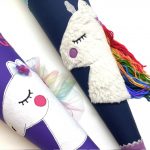 Einhörner mit Regenbogenmähne