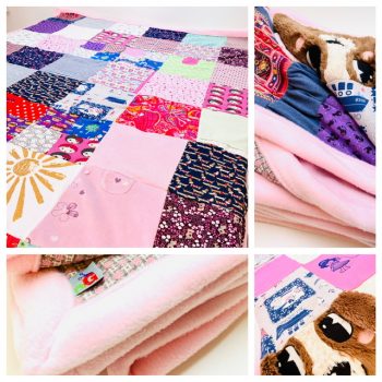 Patchworkdecke aus Kleidung - Memory Blanket – Bild 11