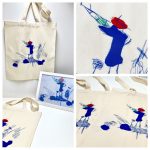 Stoffbeutel mit Kinderzeichnung, Genäht wie gemalt