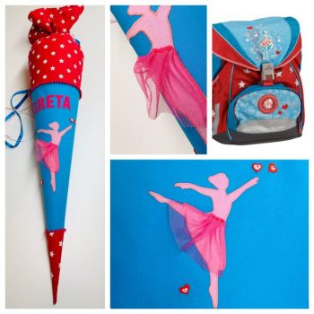 Schultüte aus Stoff Prima Ballerina