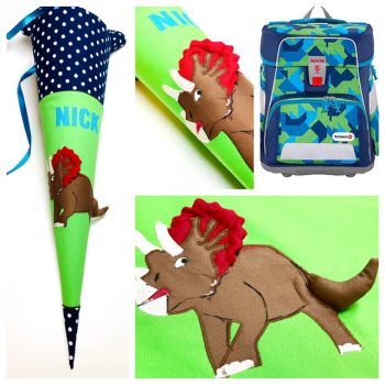 Schultüte Dinosaurier - T-Rex, Flugsaurier, Triceratops – Bild 26