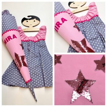 Schultüte mit Wendepailletten, Pailletten – Bild 21