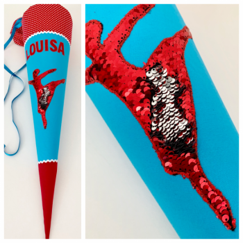 Schultüte mit Wendepailletten, Pailletten – Bild 18