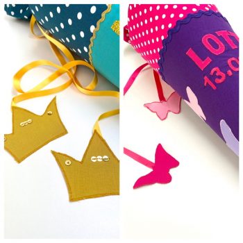 Schlichte Anhänger für die Schultüte – Bild 11