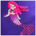 Schultüte aus Stoff mit Meerjungfrau