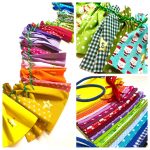 Adventskalender aus Stoff, Regenbogenfarben