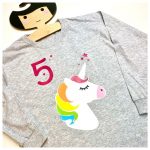Geburtstagsshirt Einhorn