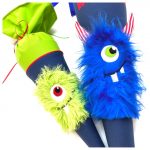 Schultüte mit Monster aus Plüsch, Monstermäßg, Zottelmonster