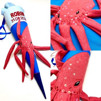 3D Schultüte Kalmar, Kranke, Tentakel