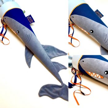 Schultüte als 3D Hai, Haischultüte, Shark
