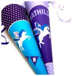 Schultüte mit Pegasos, geflügeltes Pferd