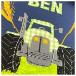 Schultüte mit Traktor und echtem Gras und Ähren