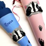 Schultüte mit Waschbär aus Fell, passend zum Ergobag PdadfindBär