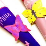 Schultüte mit Schmetterlingen, 3D Flügel