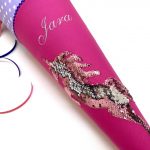 Schultüte aus Stoff mit Einhorn aus Wendepailletten445-44B8-99E8-04C83461AAB2