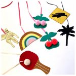 Spezielle Anhänger für die Schultüte, Stoffanhänger