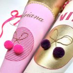 Schultüte mit Kirschen, Cherry Pompom, passend zum Jeune Premier