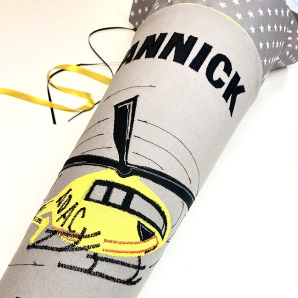 Schultüte mit ADAC Hubschrauber