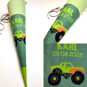 Schultüte mit Monstertruck