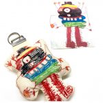 Schlüsselanhänger mit Kinderzeichnung