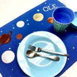 Platzdeckchen, Tischset mit Namen und Wunschmotiv