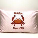 Kissen, Geburtskissen mit Krebs