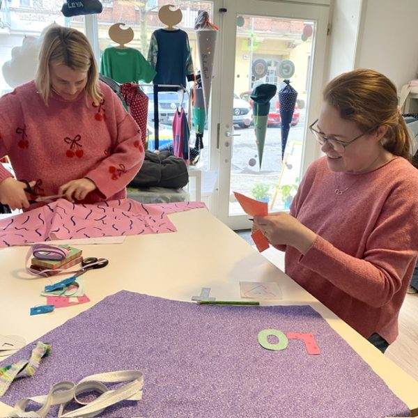 Schultüten Workshop, wir nähen eine Schultüte
