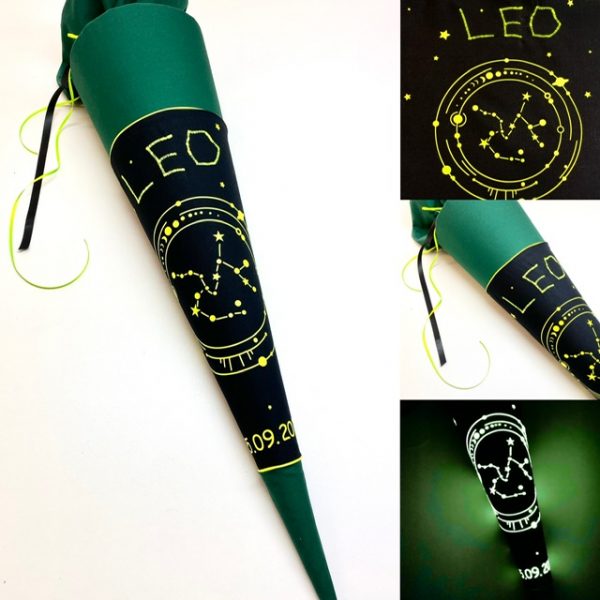 Schultüte mit leuchtendem Sternzeichen Schütze